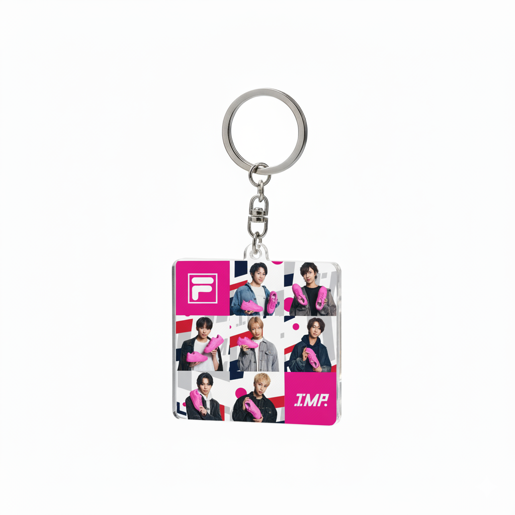 新品 非売品 IMP. FILA ノベルティ キーホルダー アクリルキーホルダー 週末限定大幅値下げ中 IMP FILA コラボモデル ノベルティ アクリル